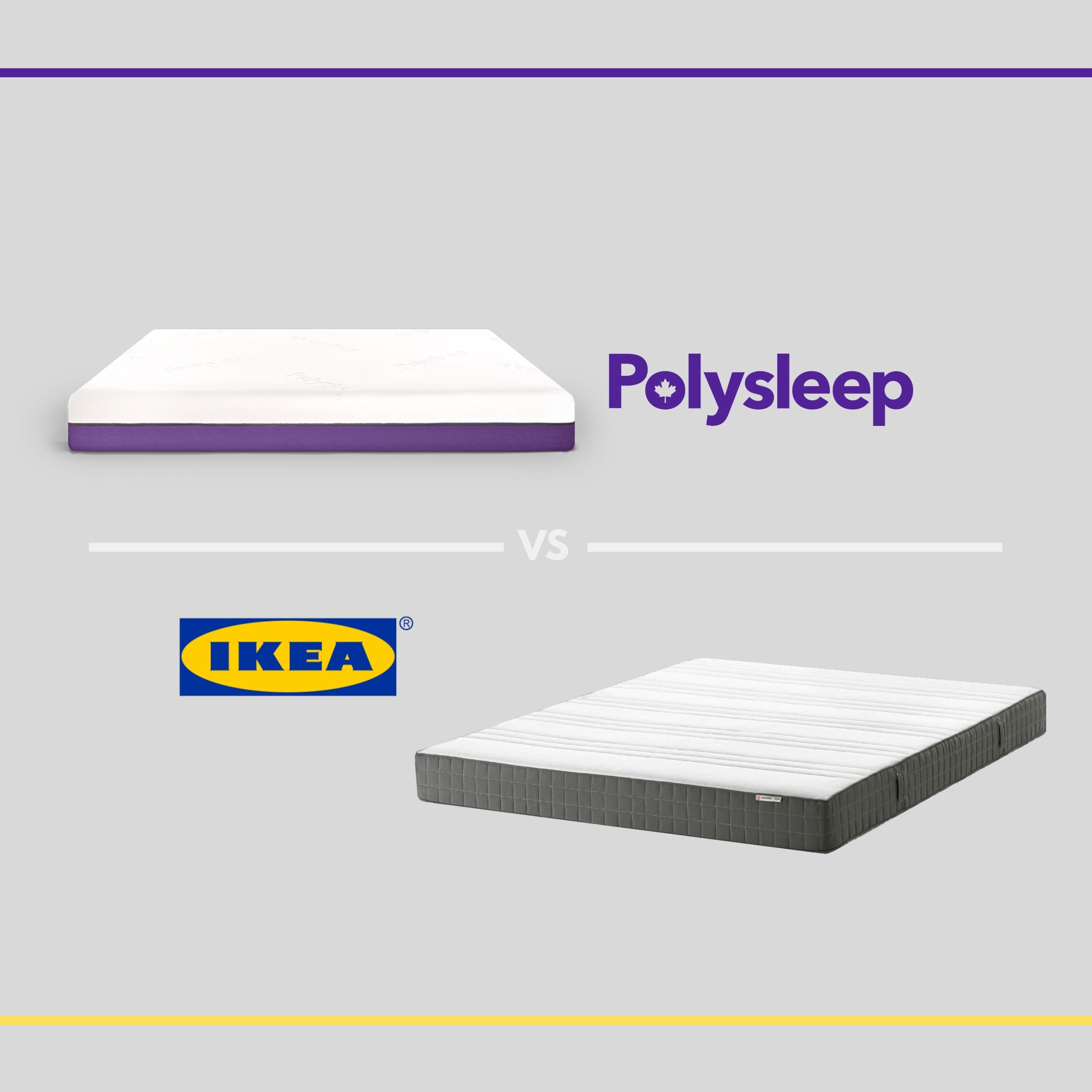 The Ikea foam mattress vs the Polysleep mattress